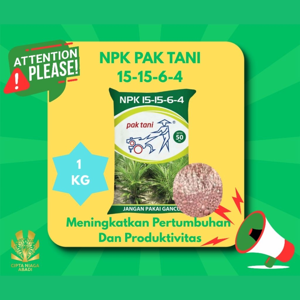 Pupuk NPK PAK TANI 15-15-6-4