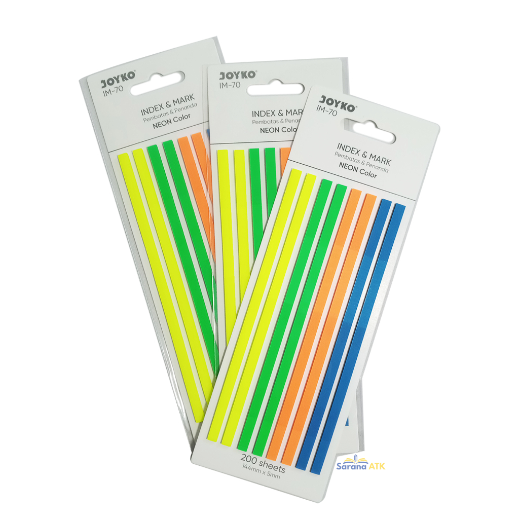 

Index Mark Penanda Pembatas Joyko 200 Sheets IM-70