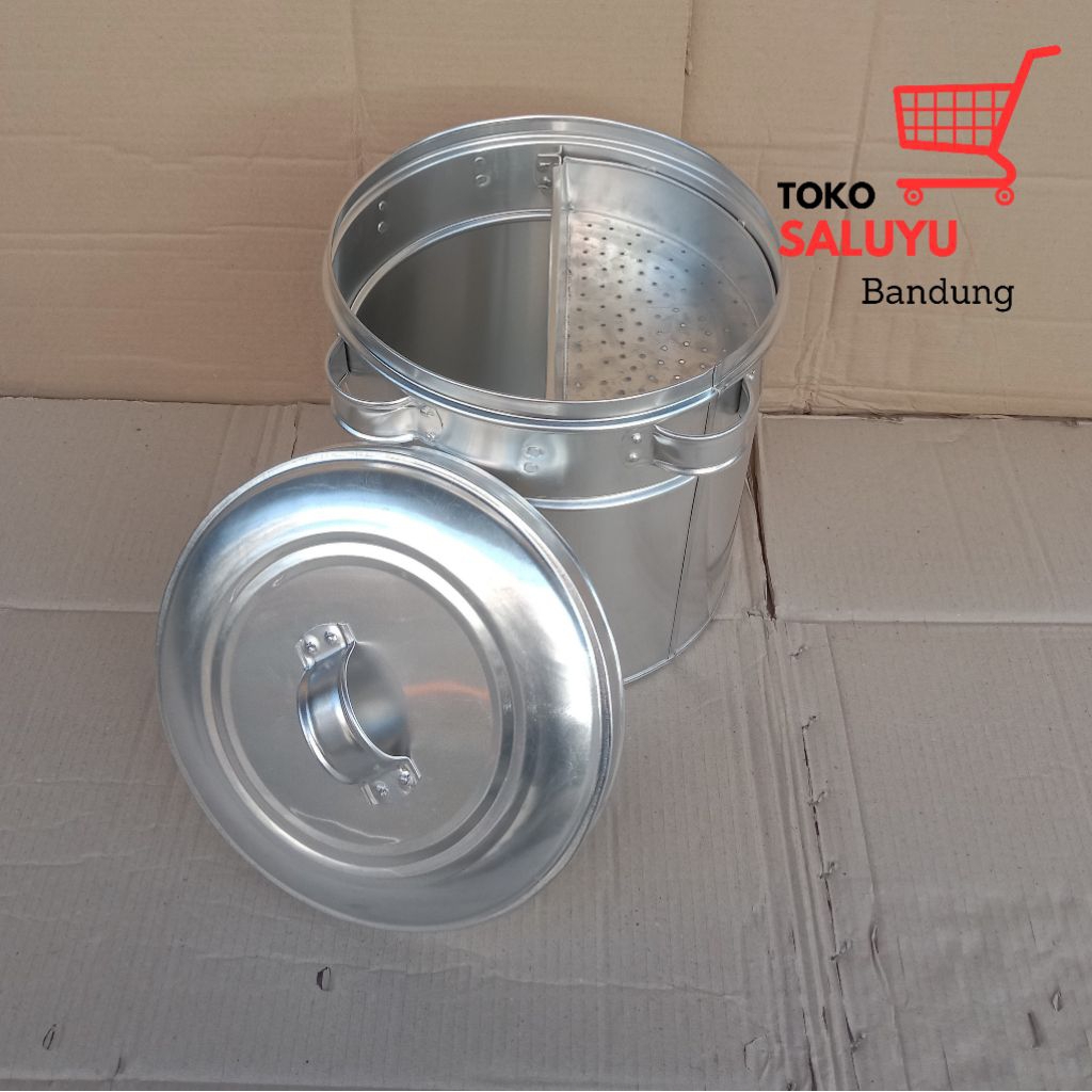 Dandang Buleng Cuanky Bakso Sarang Alumunium 22cm 24cm 26cm 28cm