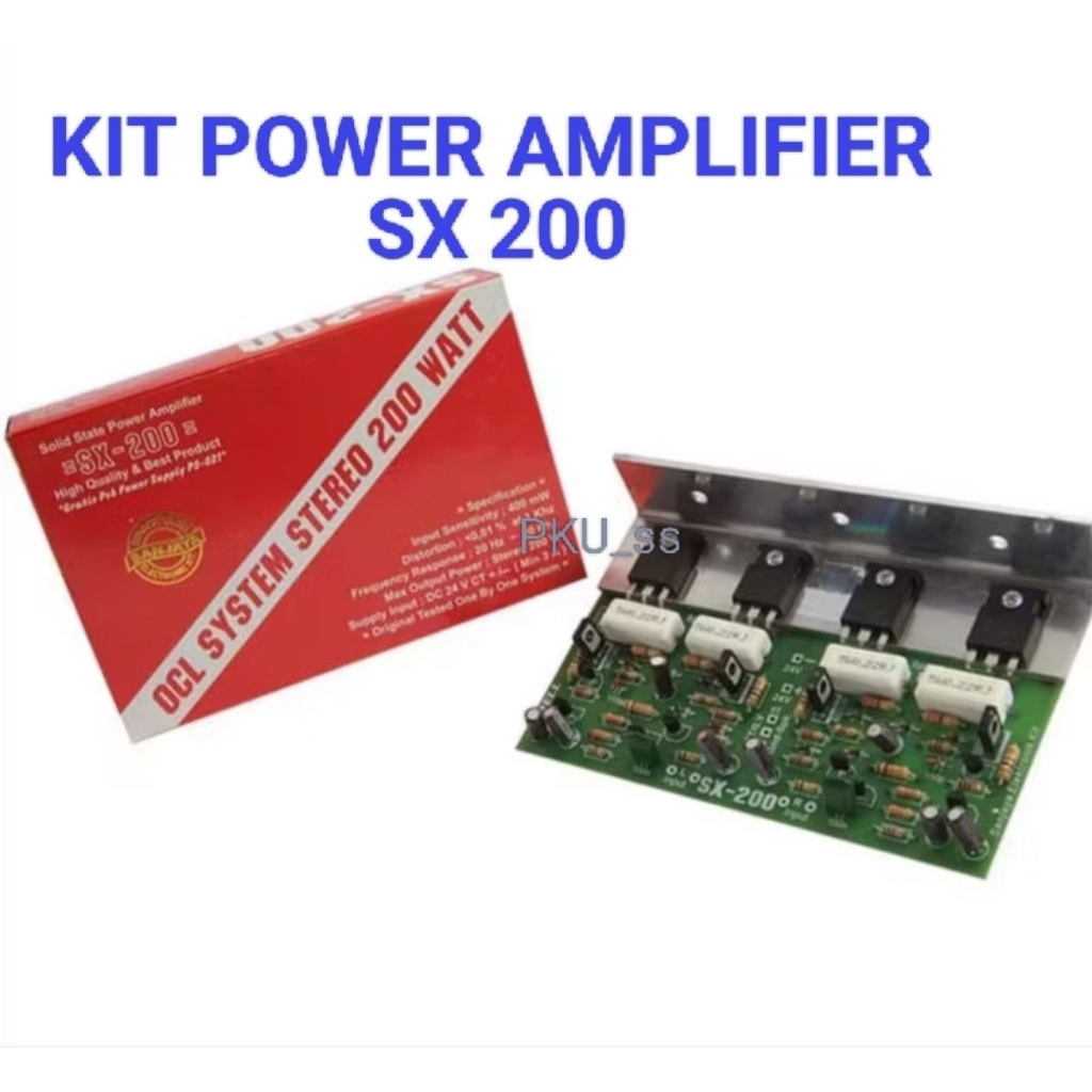 Power Stereo 200W SX-200 BELL - Power 200 Watt Stereo SX 200 - Power OCL SYSTEM STEREO 200 WATT