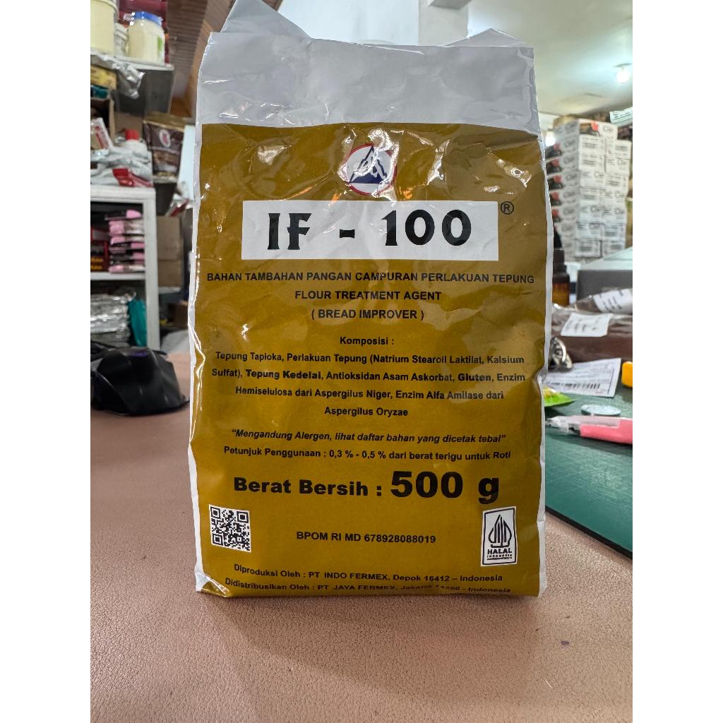

Bread Improver IF 100 / IF 100 Bread Improver / Pengempuk Roti - 500 Gram