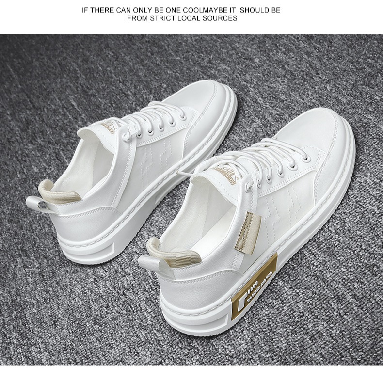 Sepatu Kets Putih Casual Import Pria Korea Original / Sepatu Putih Pria