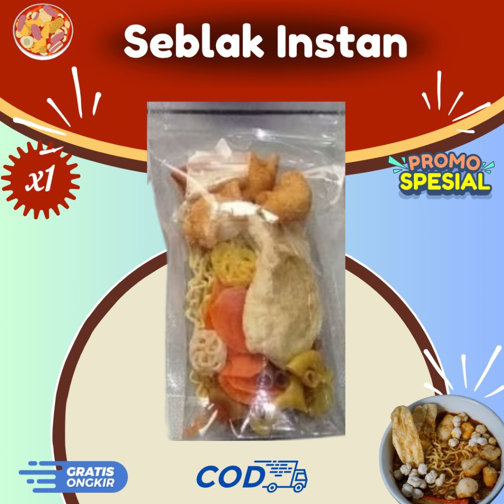 

Seblak Instan siap saji, Khas bandung seblak Raos Jajanan