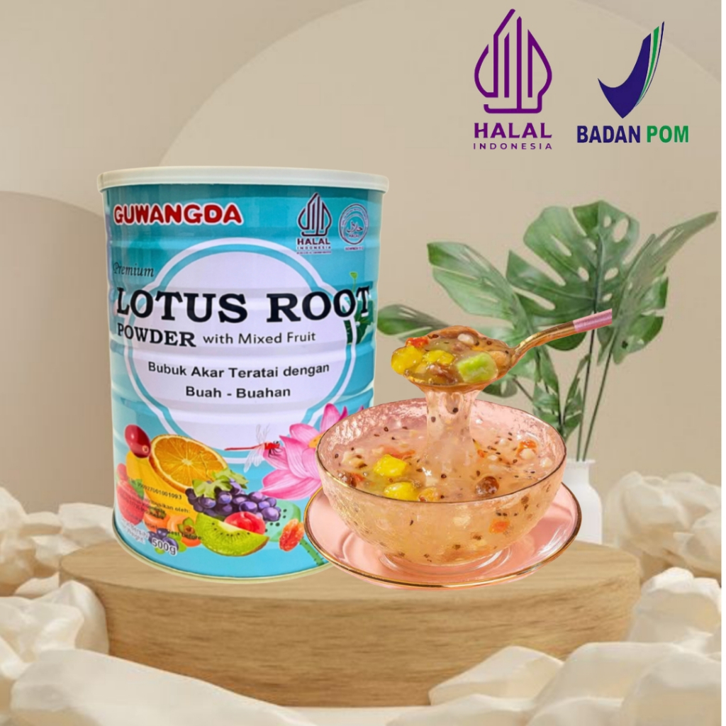 

(BPOM/ORIGINAL) RASA BUAH - BUBUK AKAR TERATAI (OU FEN LOTUS ROOT POWDER DIET HALAL))