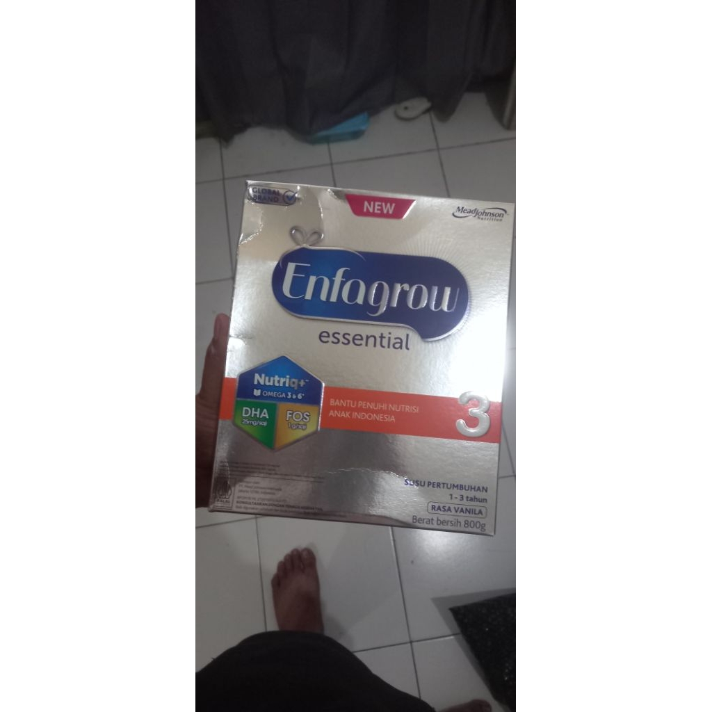 

Enfagrow essensial tahap 3 800gram exp 10 10 2026 rasa vanilla