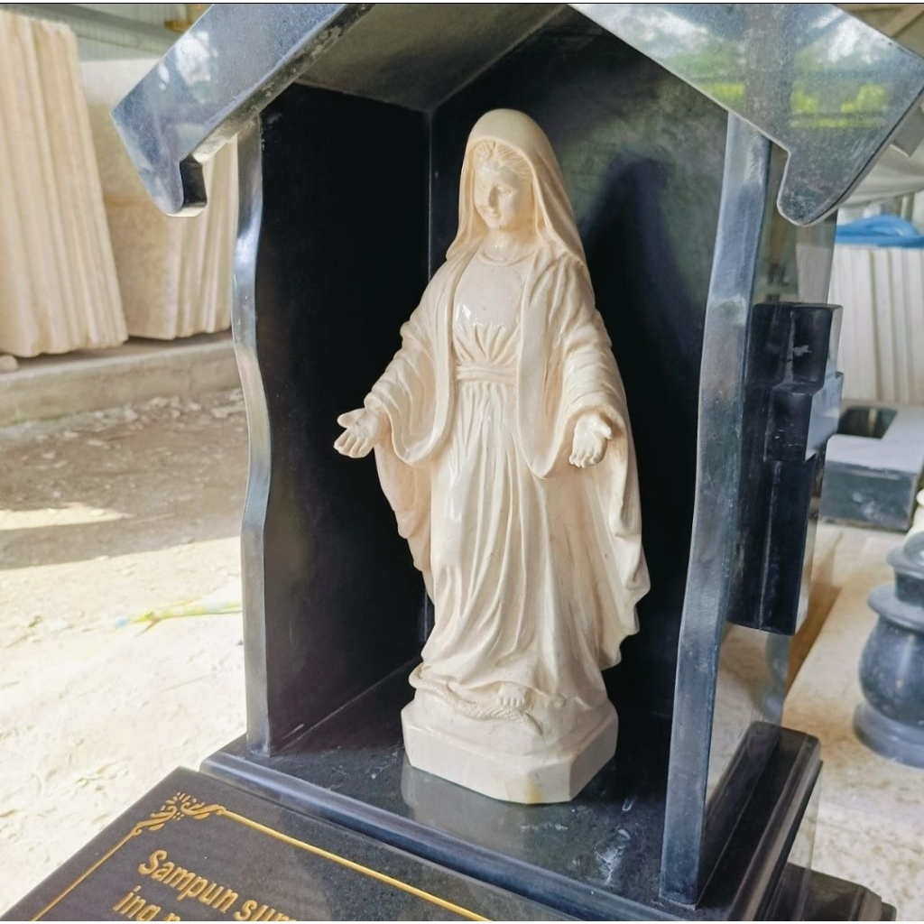 Patung bunda maria marmer putih Termurah