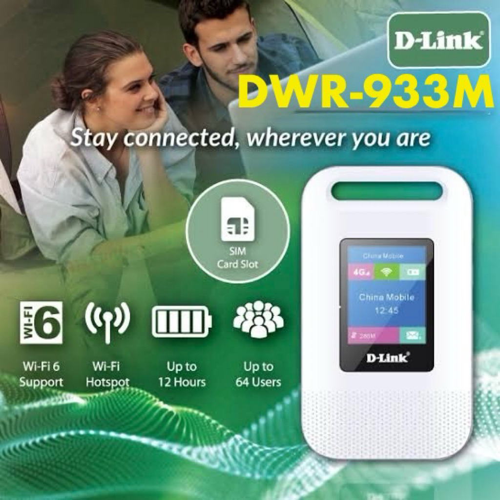 D-Link DWR-933M 4G/LTE Cat 6 Wi-Fi Hotspot