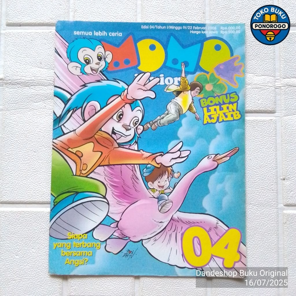 Majalah Momo Junior - Majalah Anak TK PAUD