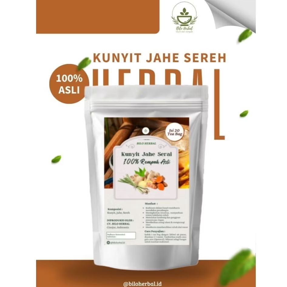

TEH KUNYIT JAHE SEREH/ REMPAH KUNYIT/ HERBAL