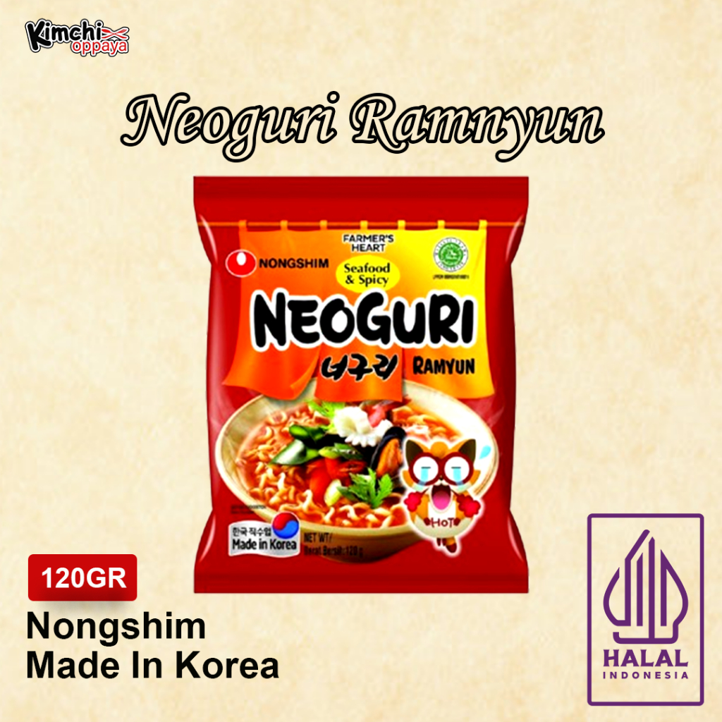 

Neoguri Ramyn 120 Gr Halal Import Korea Original