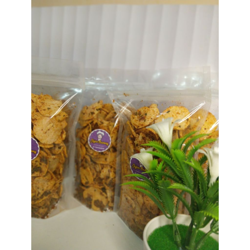 

Basreng pedas daun jeruk