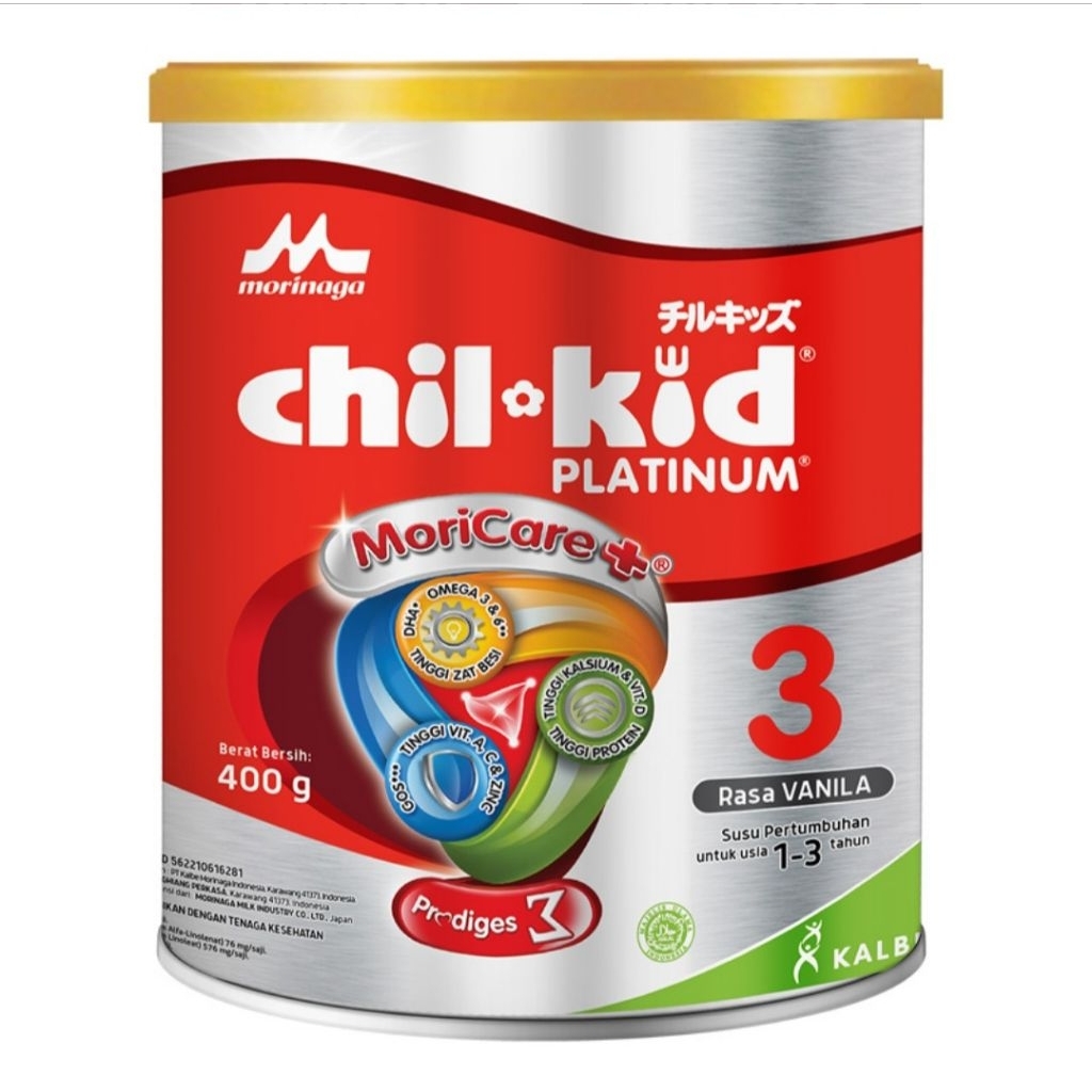 

Chil Kid 3 Platinum Vanilla 1-3 Tahun 400gr