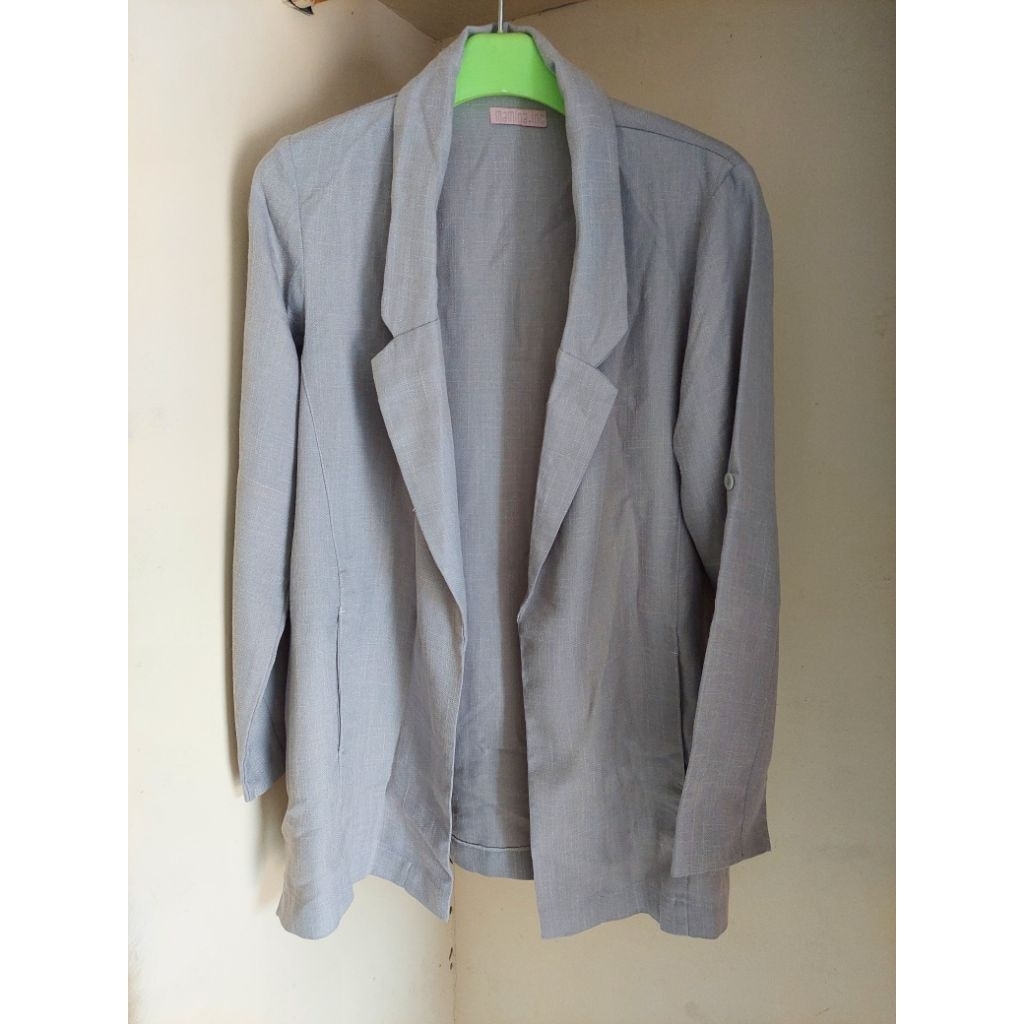 Blazer Abu muda blazer soft Grey