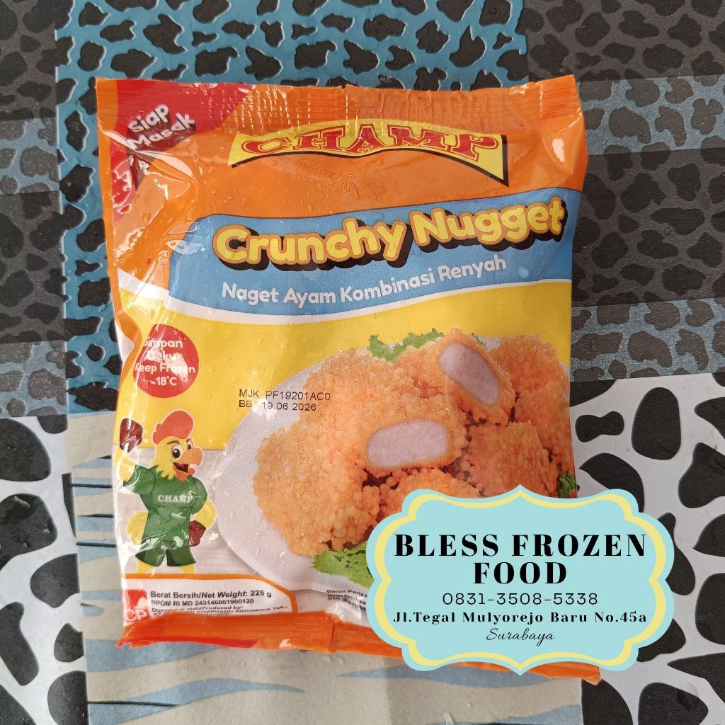 

BFF❄️ CHAMP CRUNCHY NUGGET 225gr