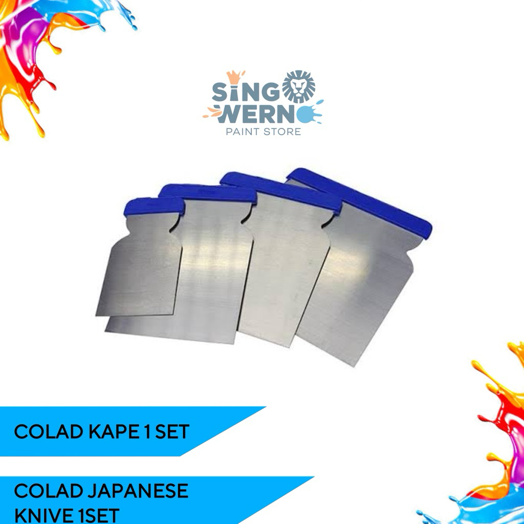 Kape dempul colad Japanese knive 1 set