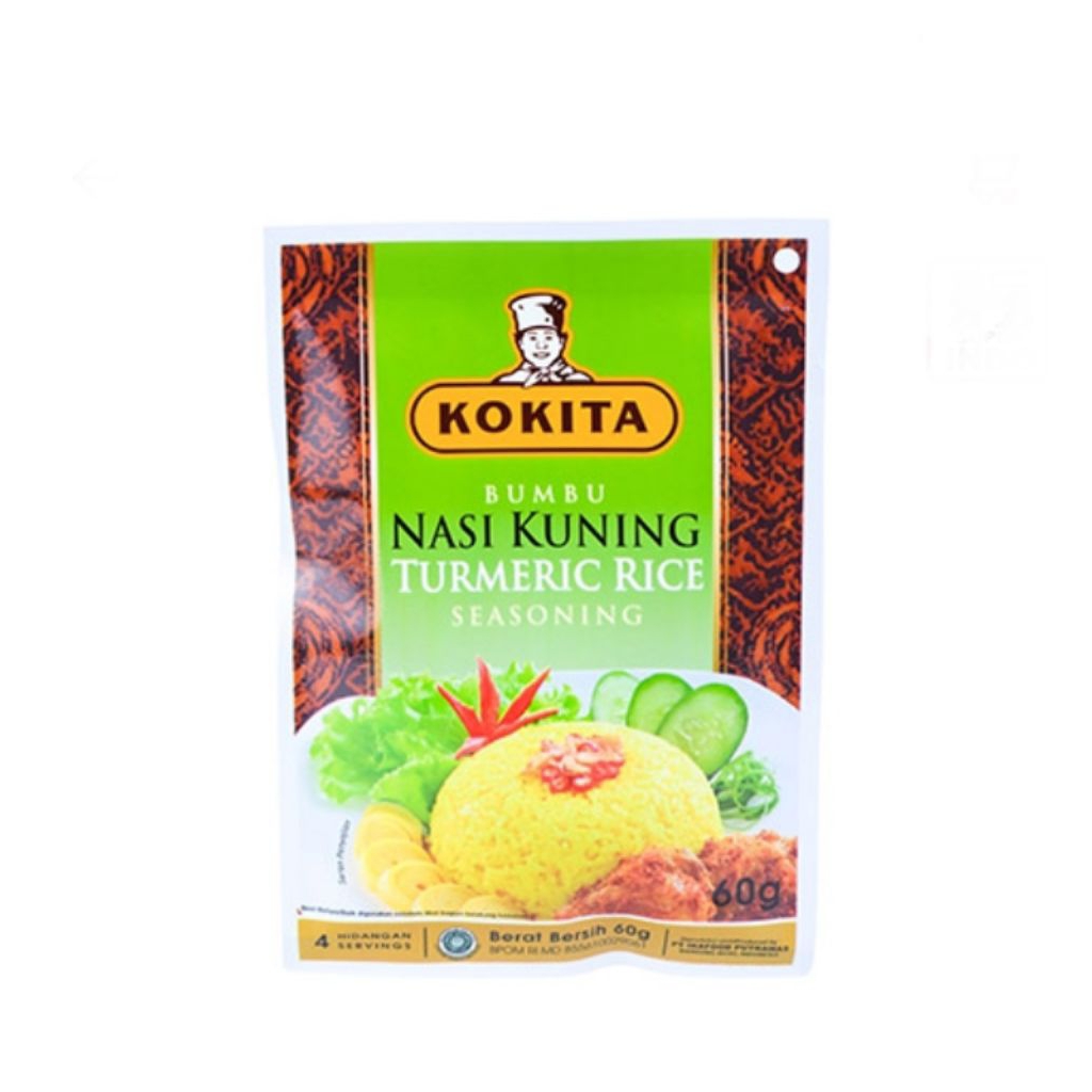 

kokita bumbu instan nasi kuning 60 gram