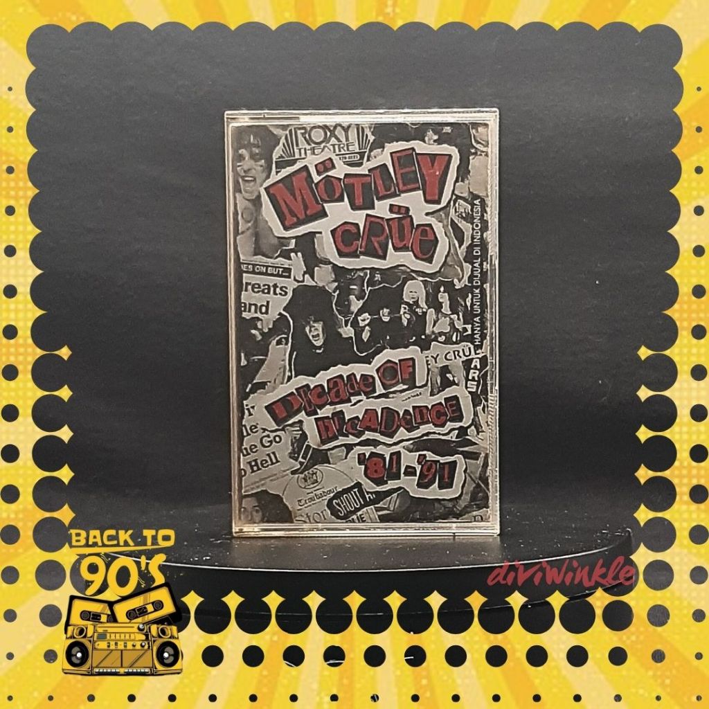 Kaset Pita Motley Crue  – Decade of Decadence