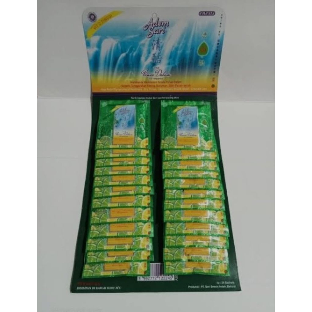 

Adem Sari Sachet, Minuman Adem Sari Isi 20 x 140gr / pack