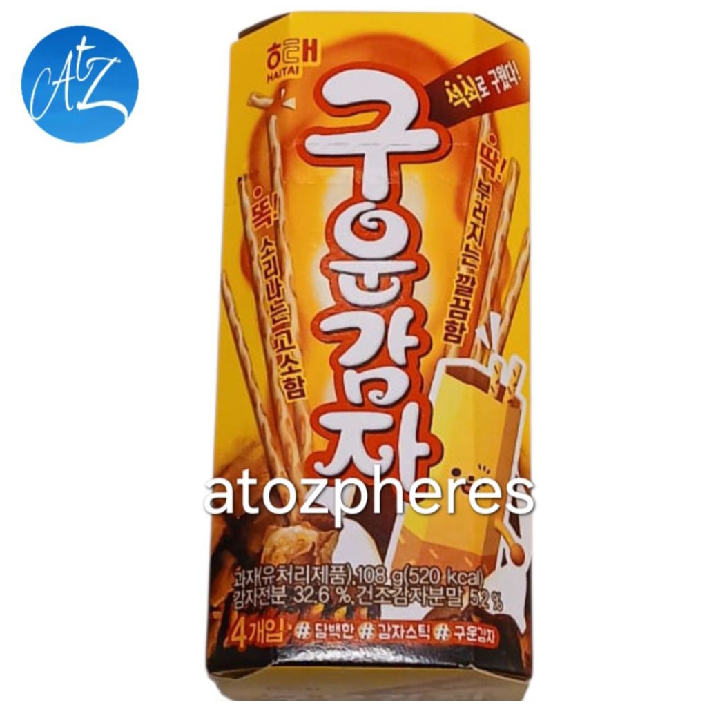 

Cemilan snek makanan ringan stik kentang panggang Korea Korean HAITAI HAI TAI Baked Potato Stick 108g