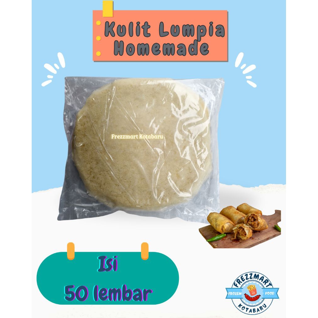 

Kulit Lumpia Homemade isi 50 Lembar Frezzmart Kotabaru