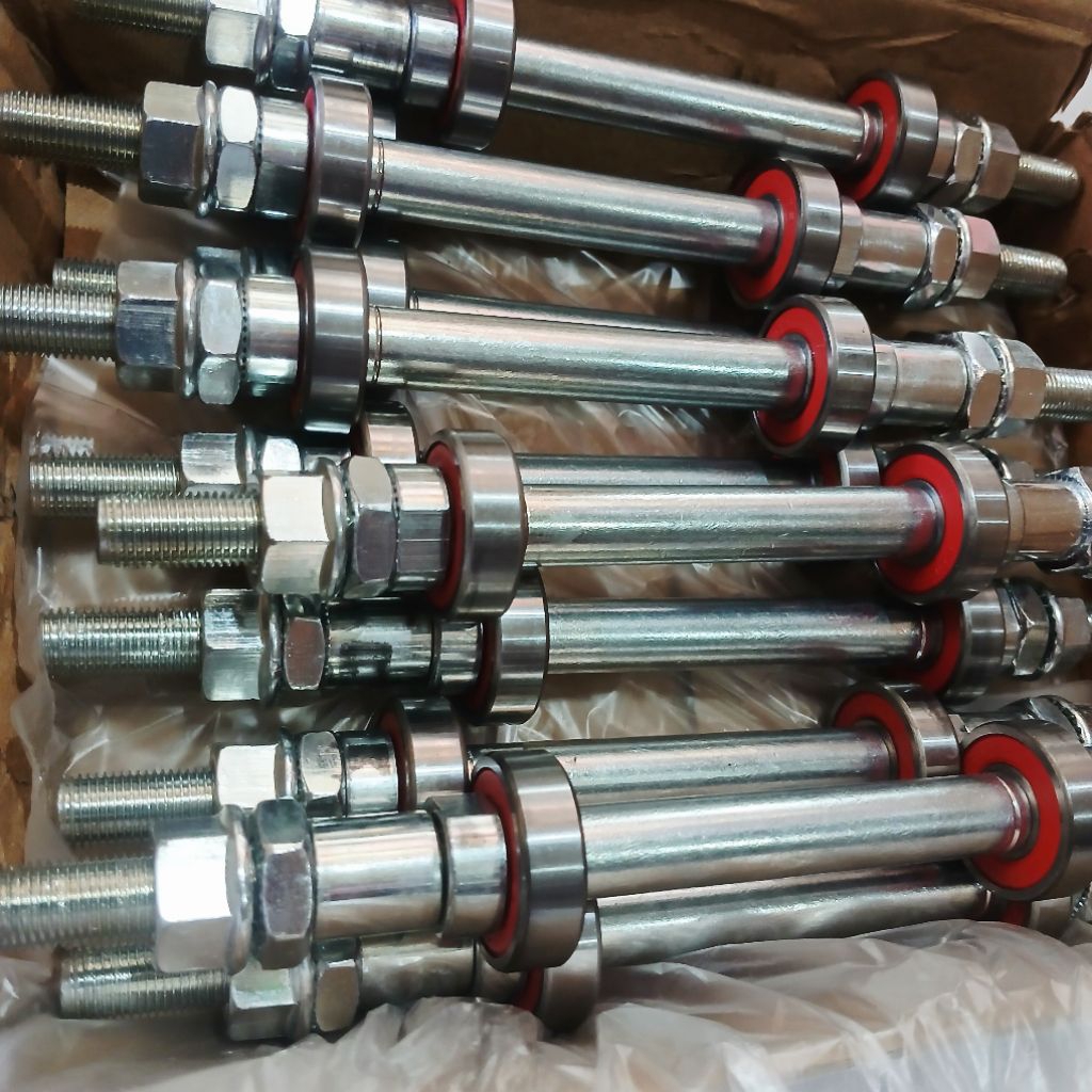 AS BELAKANG SEPEDA set bearing hub spinder rear untuk sepeda MTB,LIPAT DLL