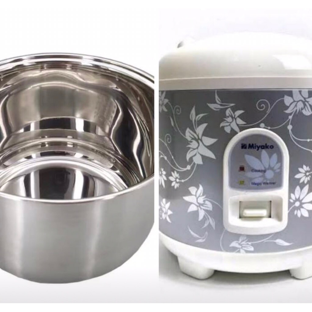 Panci Rice Cooker 1,8 Liter Stainles Steel Sus 304