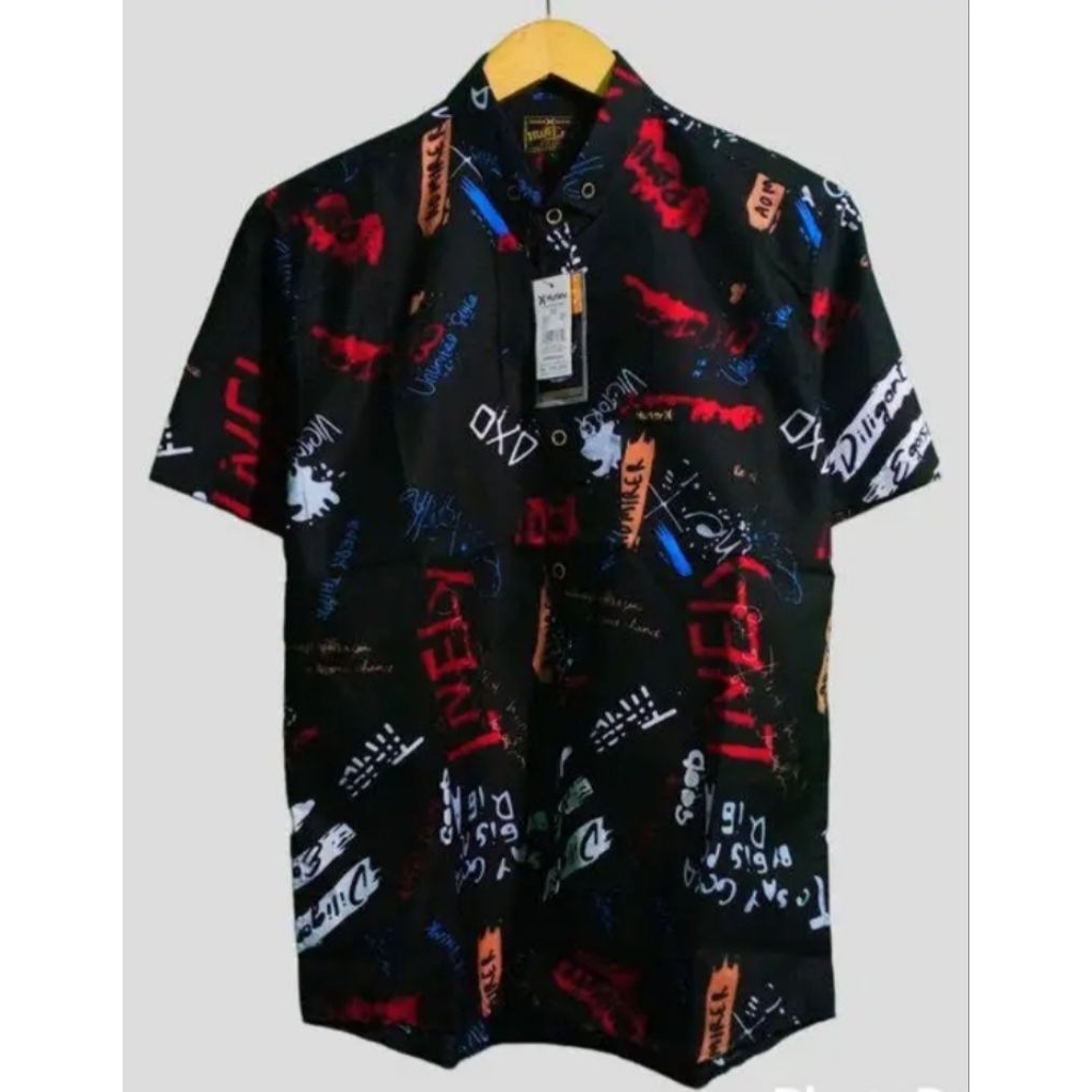 Terbaru Kemeja Motif Pria Dewasa / Hem Pria Casual / Kemeja Motif Hawai Kemeja santai