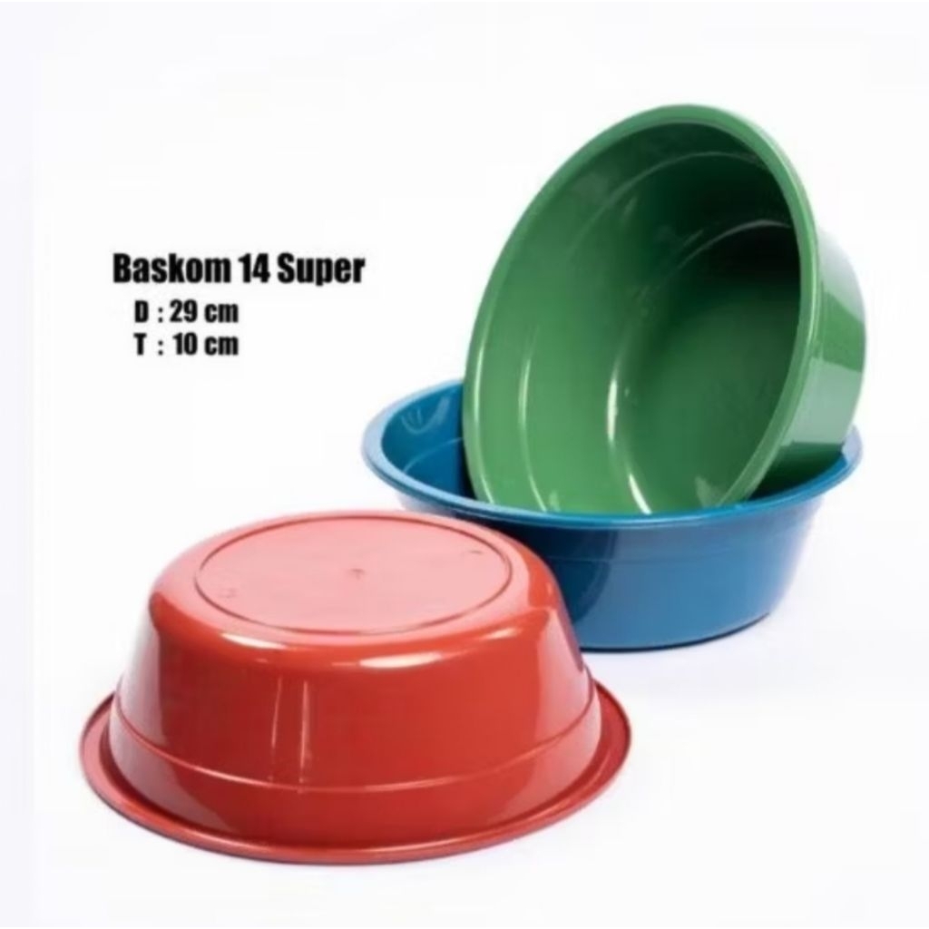 Baskom Plastik 14 Super 1Lusin