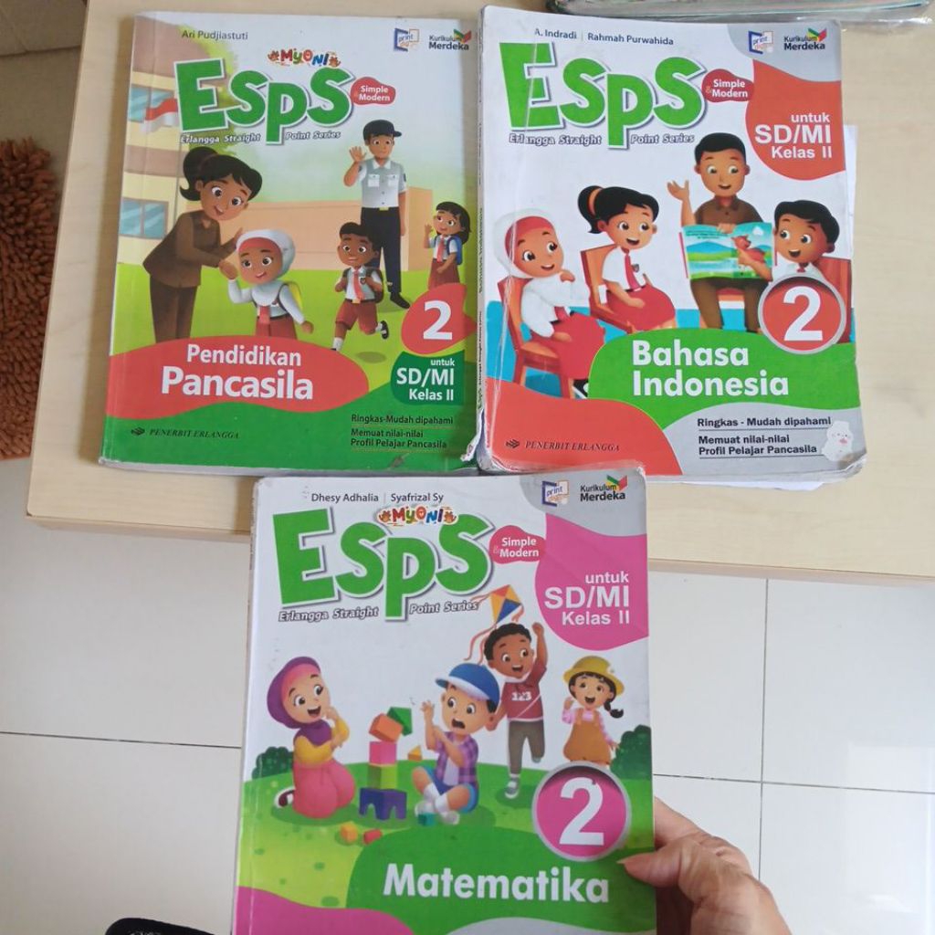 

Preloved Buku Erlangga 2 Matematika Indonesia Pancasila kurikulum merdeka