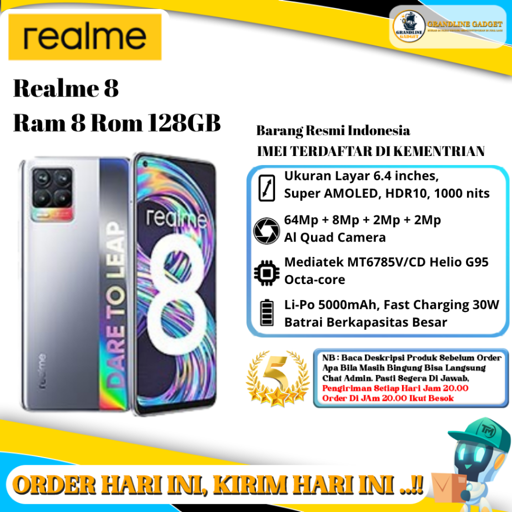 Realme 8 Ram 8 Rom 128GB