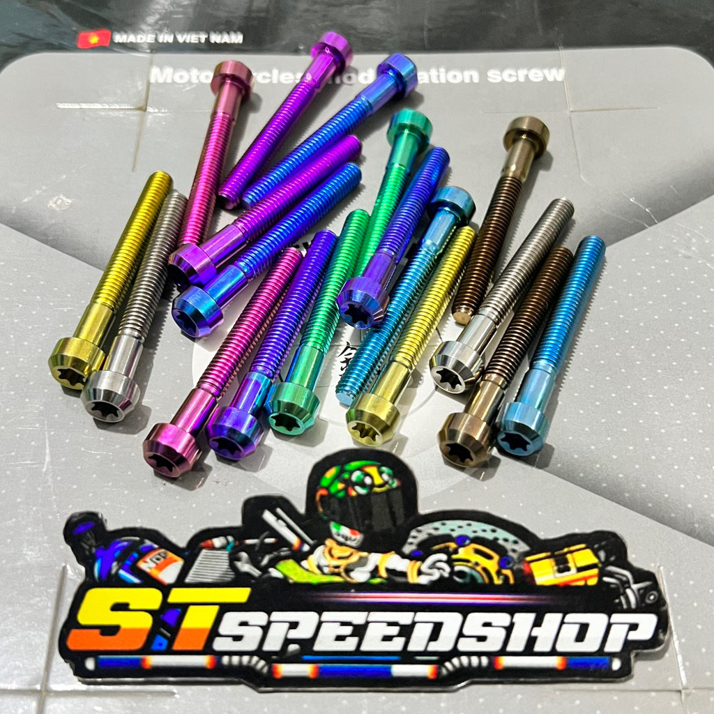 Baut Titanium M 6 x 50 Drat 10 x 50 Small