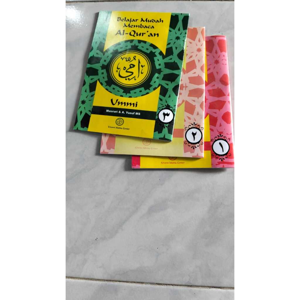 METODE UMMI JILID 1,2,3-PAKET ISI 3 BUKU