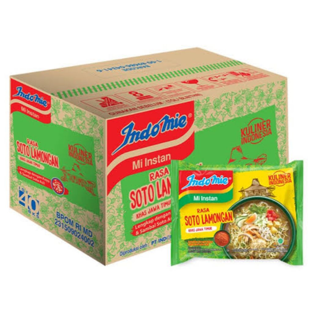 

Indomie Mie Mi Instan Rasa Soto Lamongan 80 gram