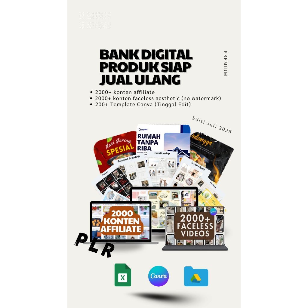 BANK DIGITAL PRODUK PLR(BOLEH DI JUAL ULANG)