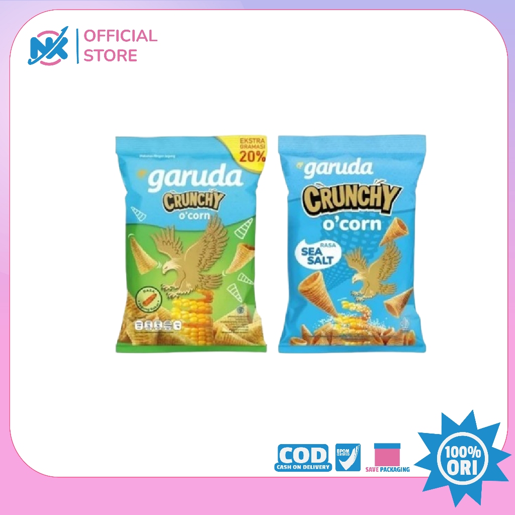 

GARUDA CRUNCHY O' CORN - JAGUNG BAKAR | Sea Salt