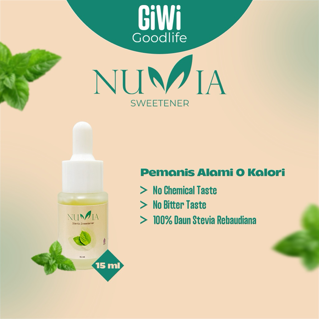 

Nuvia Sweetener Stevia Pemanis Alami 0 kalori 15ml