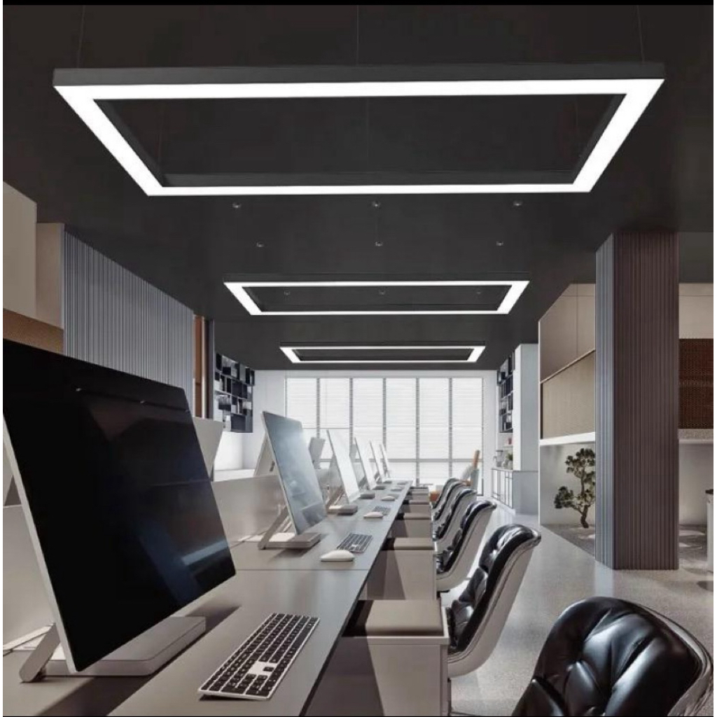 Lampu Office Gantung 36W Lampu Balok Led 36W Lampu Gantung LED 36W Hanging Lamp 36 Watt Lampu TL LED