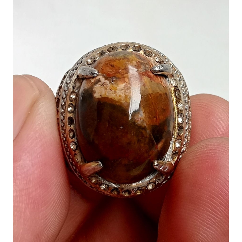 Koleksi Batu Akik Badar Asem Coklat Mantappp