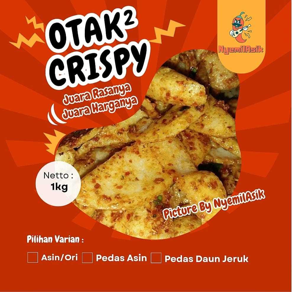 

1 KG - Otak Otak Crispy Pedas Daun Jeruk Original (COD)