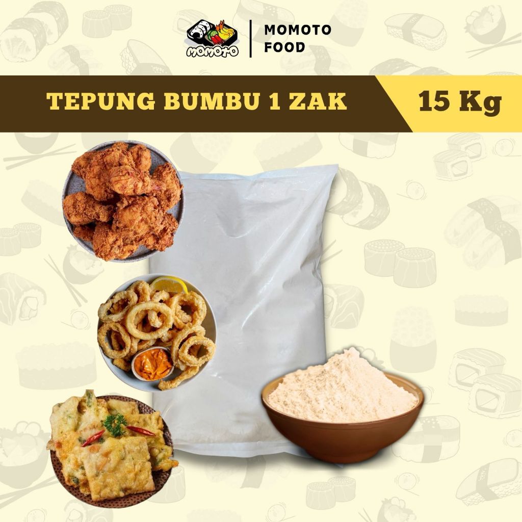 

Tepung Bumbu Crispy Serbaguna Halal Ayam Goreng Kemasan Horeca Zak Karung 15 kg