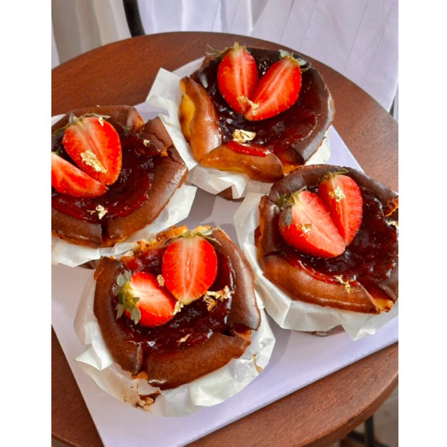 

Mini Burnt Cheesecake