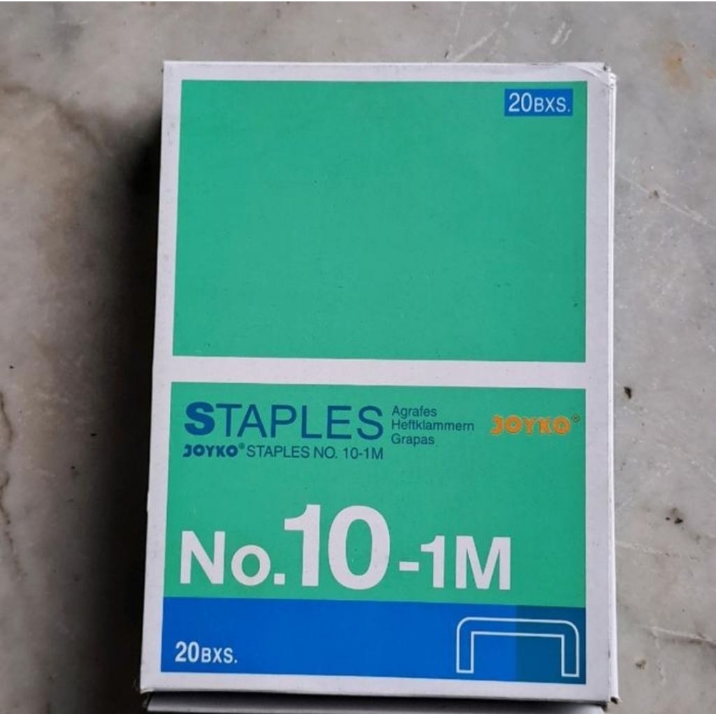 

Isi staples joyko murah no 10 1 pakc isi 20 box