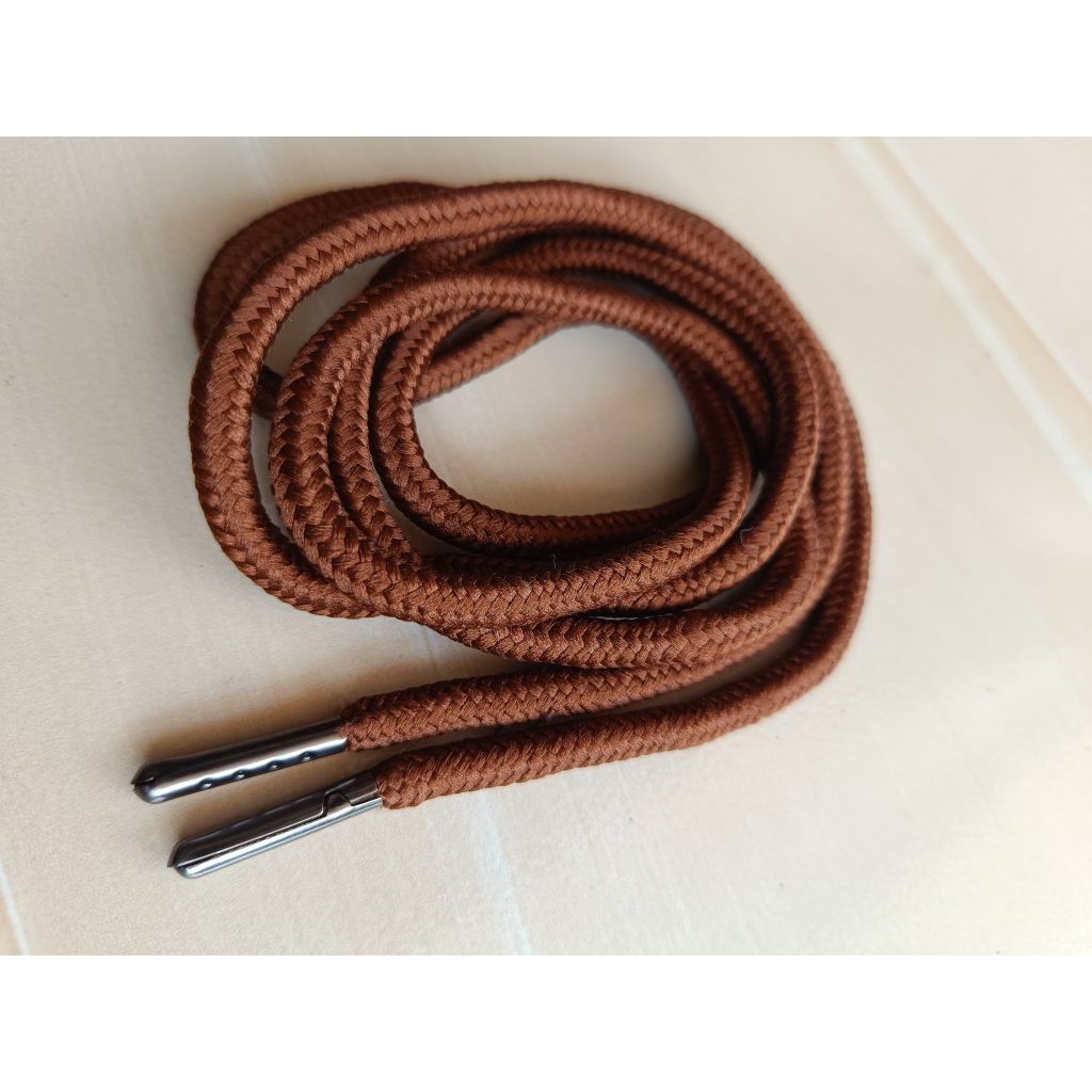 tali Hoodie tali kolor polyster ujung besi