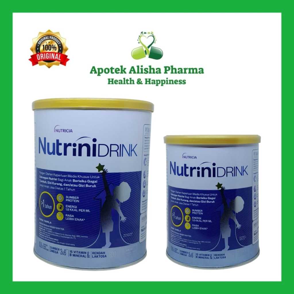 

Nutrinidrink Vanilla Powder 800gr 1 - 3 Kaleng