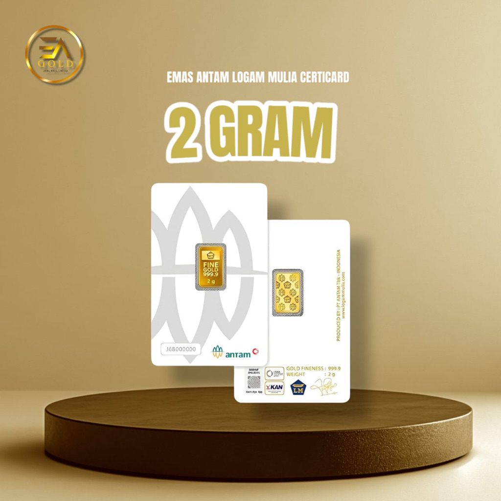 Logam mulia antam 2 Gram