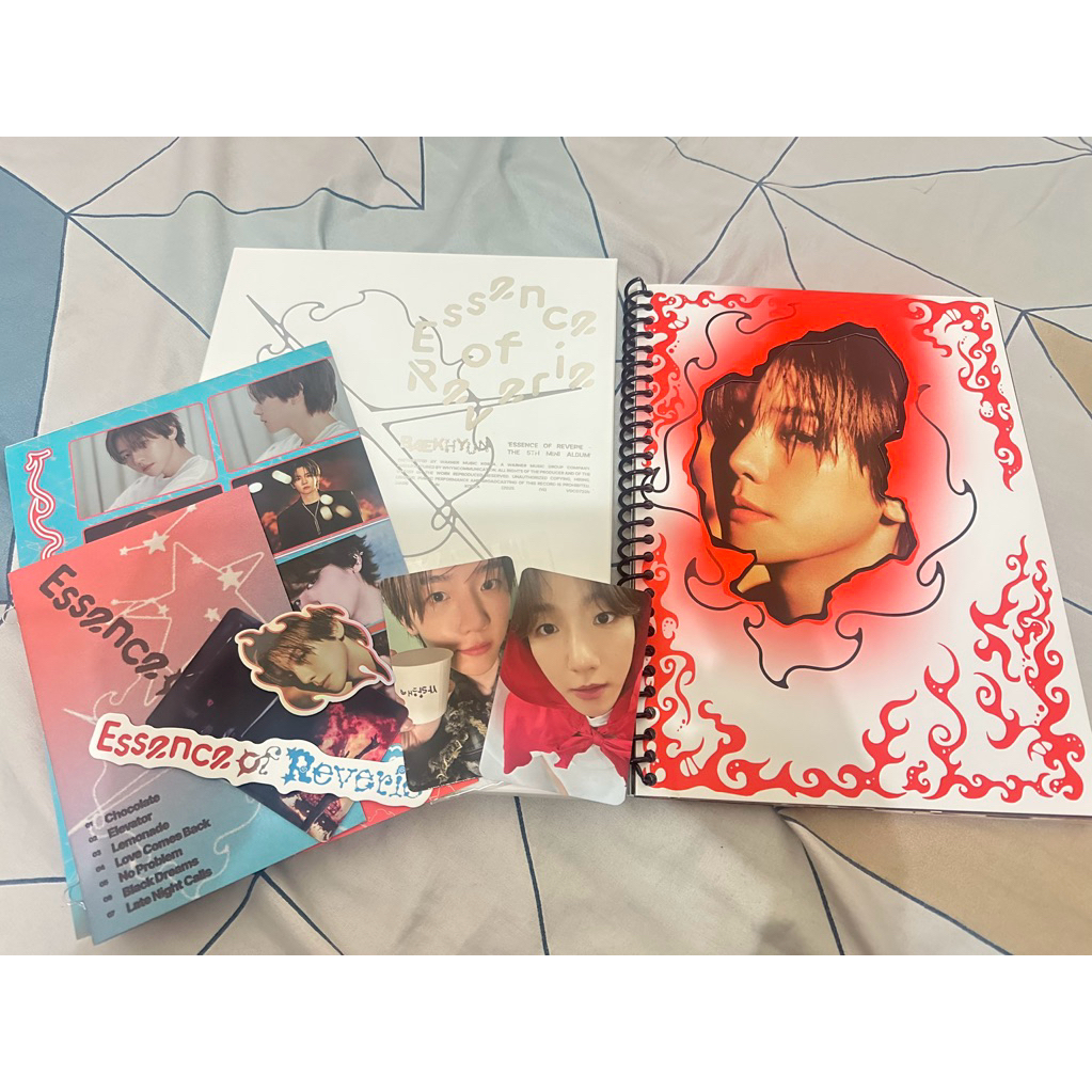 (UNSEALED) BAEKHYUN 5th Mini Album Essence of Reverie (Photobook Ver) + POB Makestar Vc Event