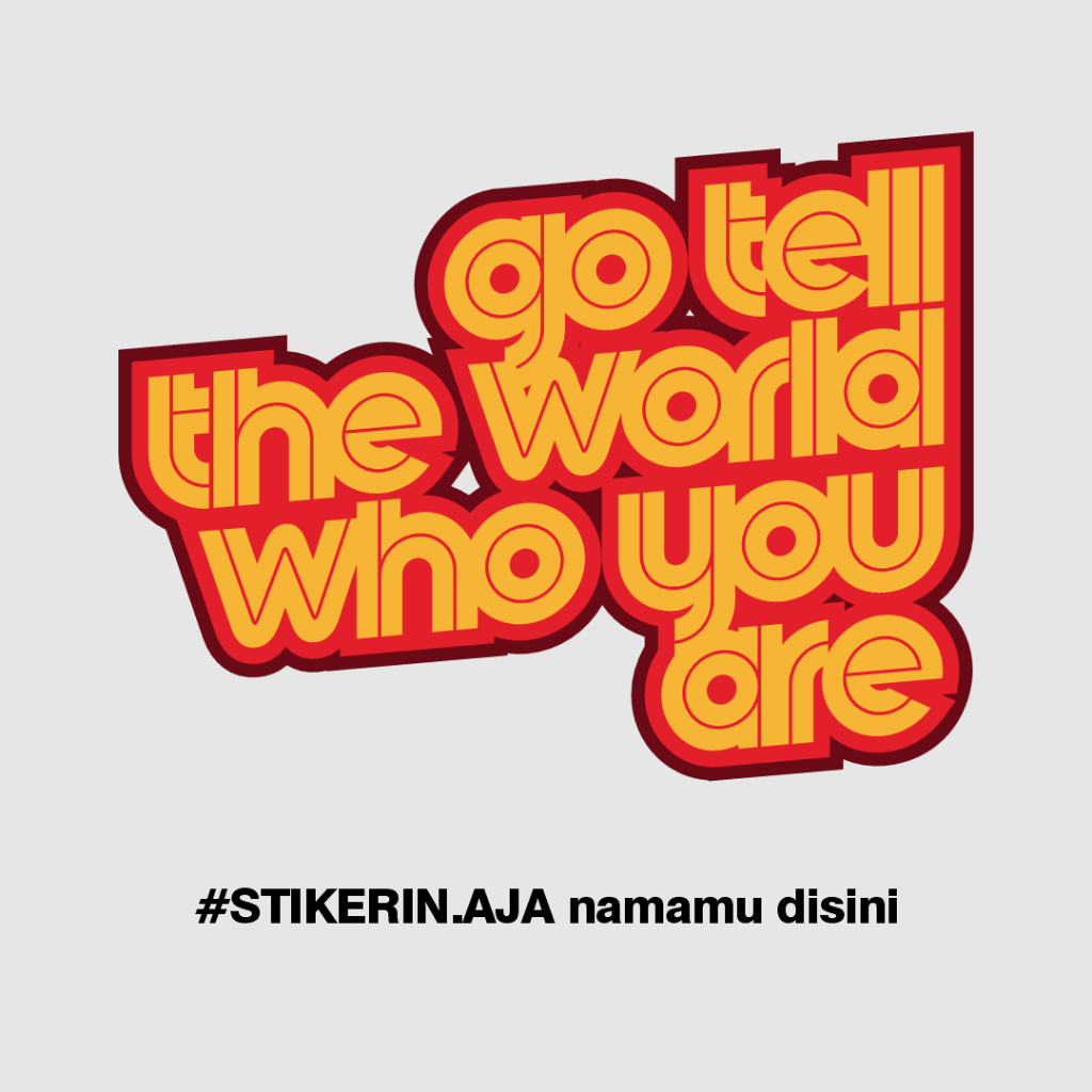 

Custom stiker nama | Part 2 | Bahan Vinyl + Laminasi