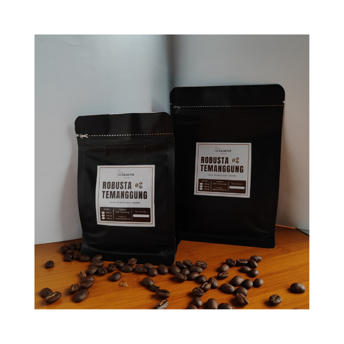

Kopi Robusta Temanggung LAKOFFIE Bubuk Murni 100% - 8g / 40g