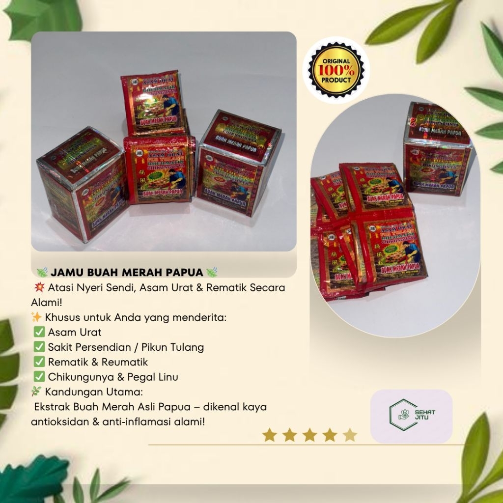 

BUAH MERAH PAPUA serbuk
