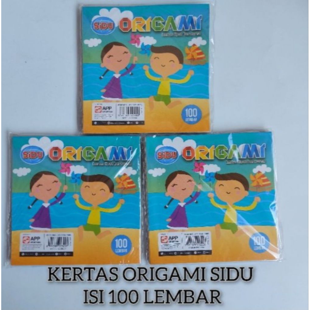 

(1 pack)Kertas origami/kertas lipat/origami/kertas origami sidu/origami sidu